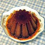 Flan al chocolate