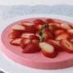 Mousse yogurt y fresas