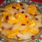 Ensalada de Frutas con Gelatina de Almendras