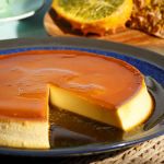 Flan de queso fresco con miel