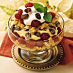  Postre Helado con Cereales y Frutas