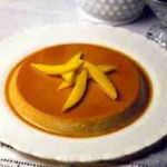 Flan de mango